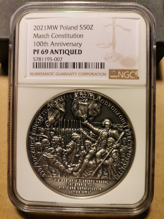 50 zl 230 rocznica Konstytucji 3 Maja NGC 70