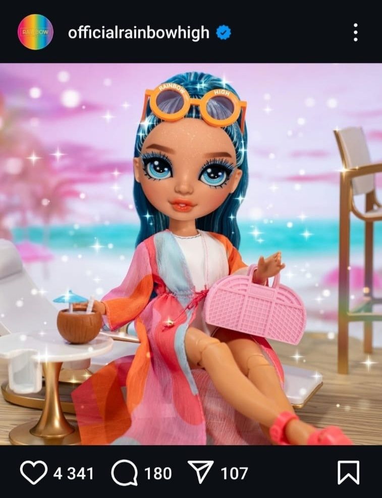 Rainbow High Fashion Pack Набір одягу та аксесуари пляж outfit аутфіт