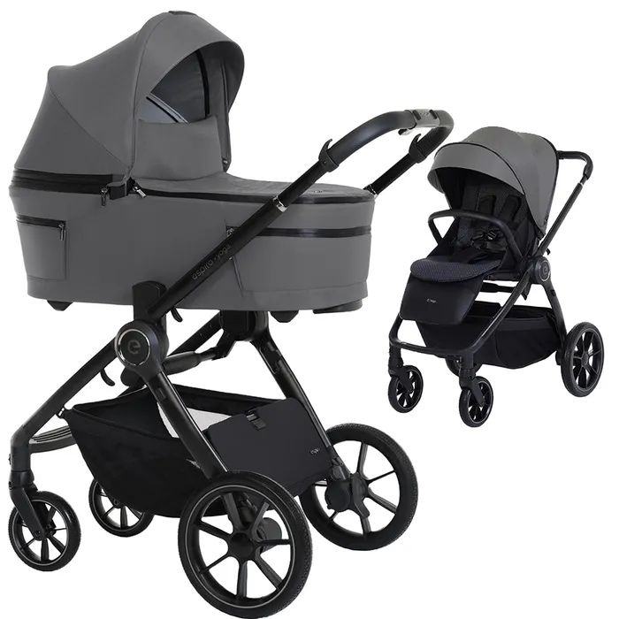 Espiro Yoga 2024 Gray Zen - kompaktowy i wygodny wózek 2w1