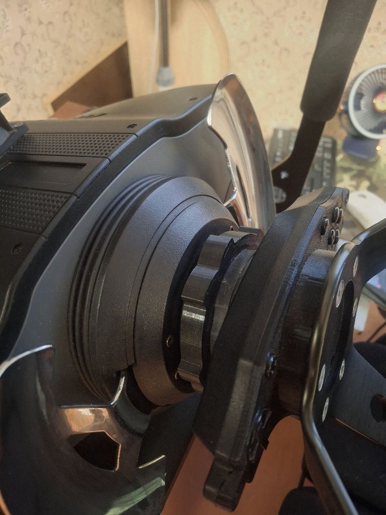 Кермо сімрейсінг Thrustmaster T500rs з модифікаціями та педалями