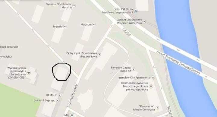 Wrocław, Inowrocławska 54 Kawalerka do wynajęcia
