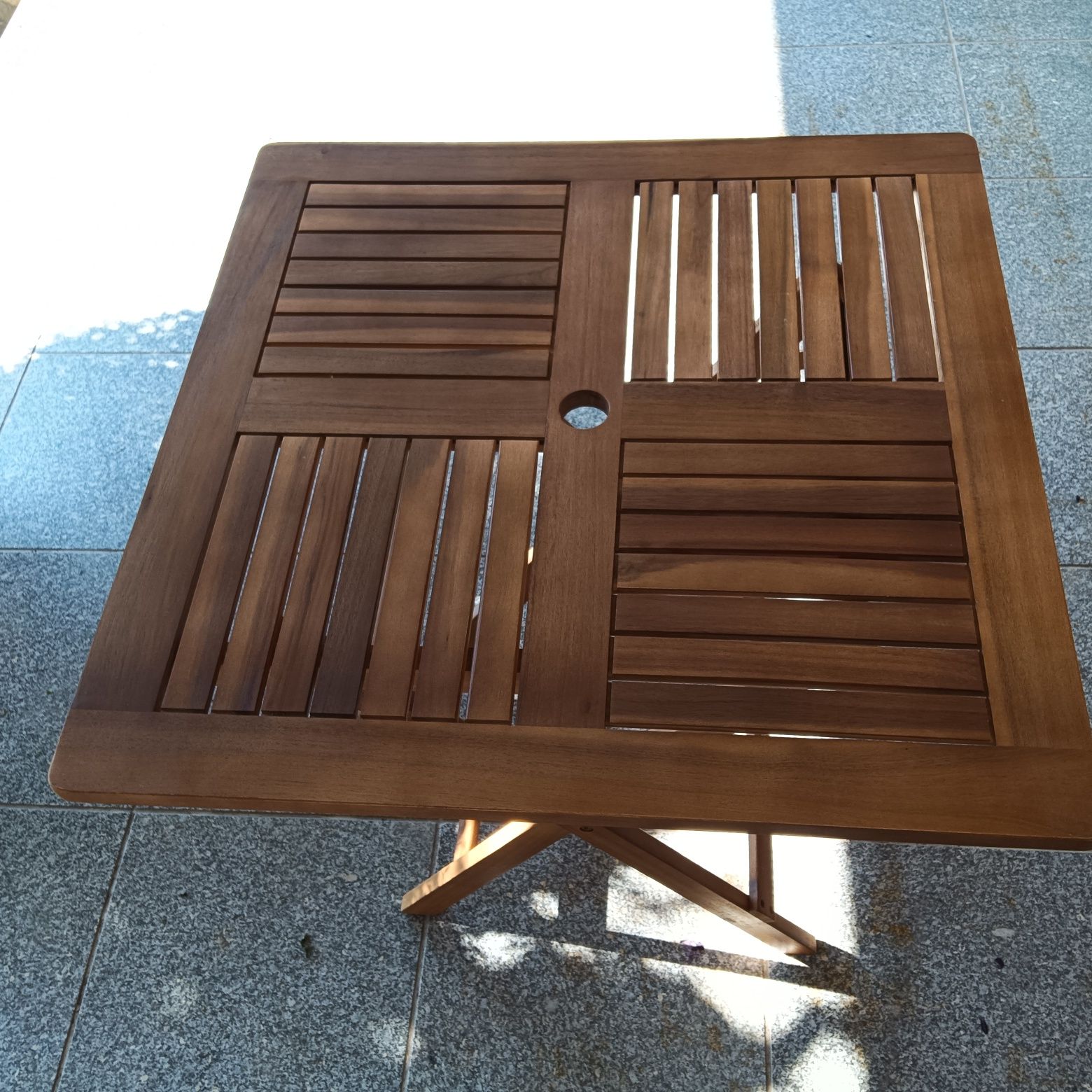 Mesa exterior madeira