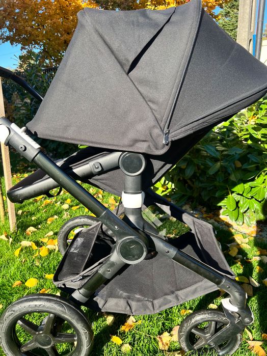 Wozek bugaboo fox 3 gondola spacerówka all black