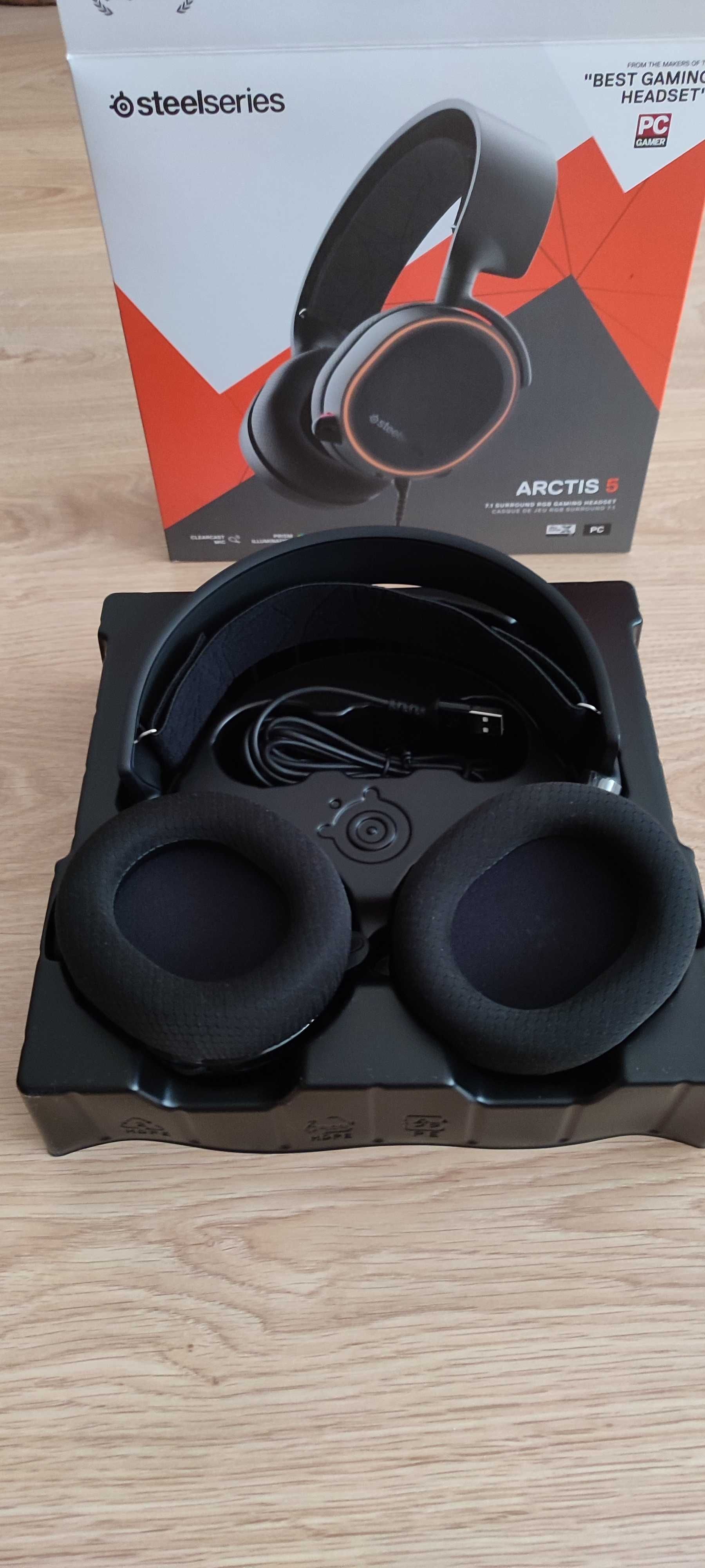 Headset/Auscultadores Steelseries Arctis 5 7.a Gaming