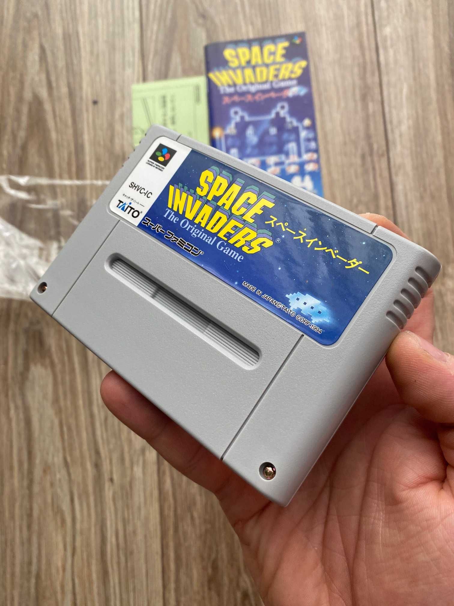 gra SNES Space Invaders stan kolekcjonerski CIB