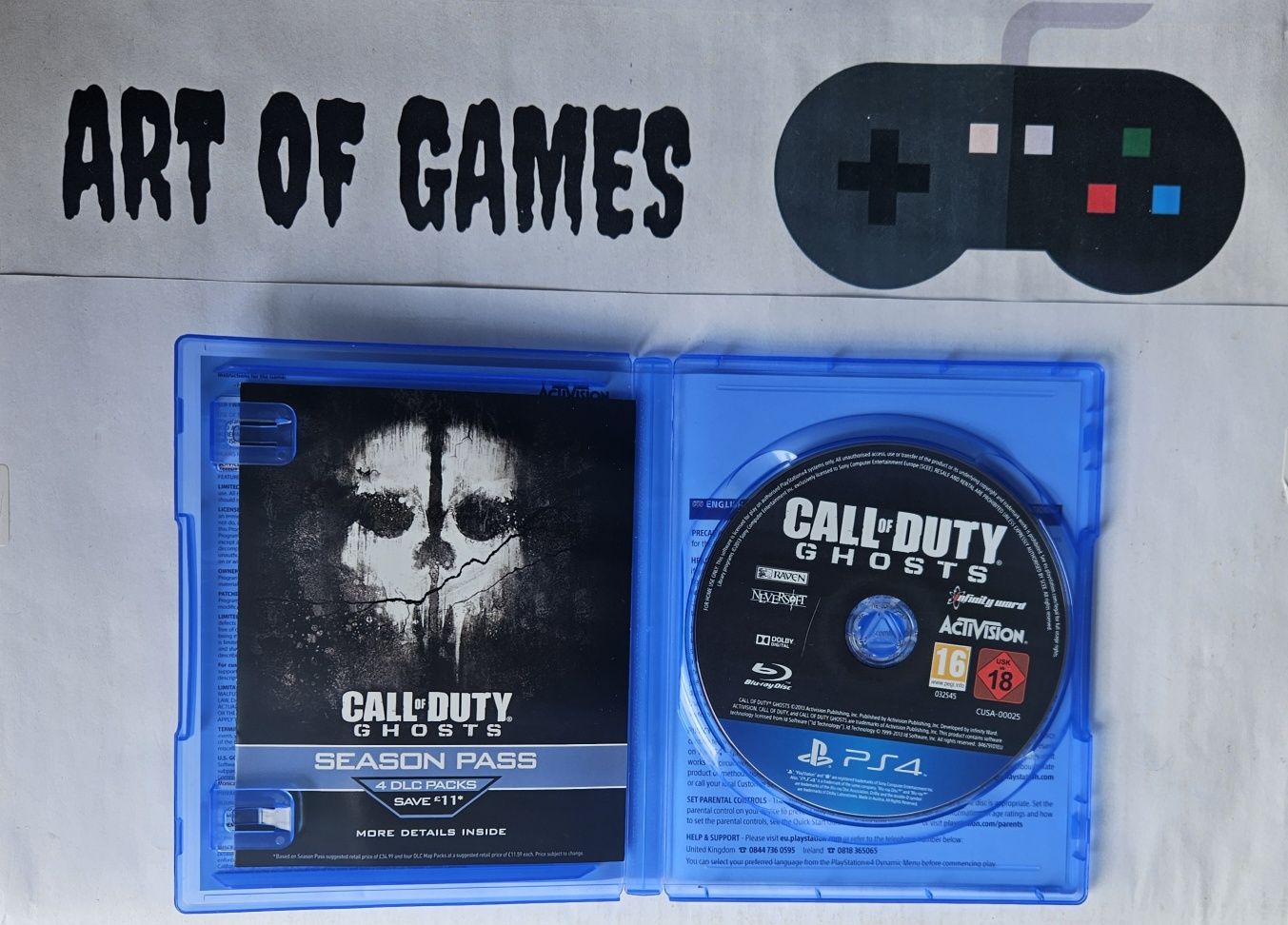 Call of Duty Ghosts Ps4 Ps5 Playstation 4 5 COD Ghost