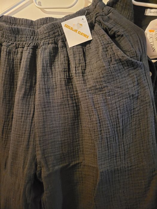 Komplet muslinowy czarny