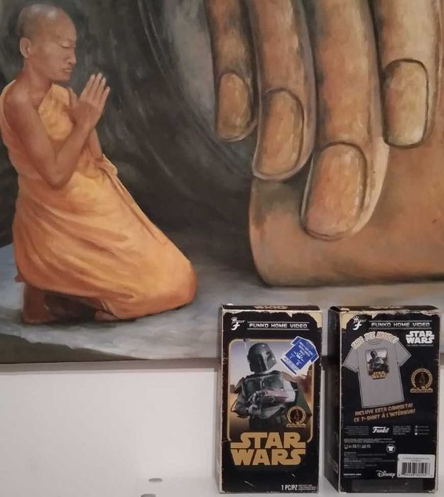 T-Shirt FUNKO VHS Tee Star Wars Mandalorian - Boba Fett (Tamanho L)