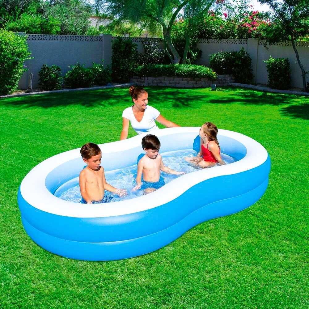 Dmuchany basen rodzinny BESTWAY Big Lagoon 262 x 157 x 46 cm 544L