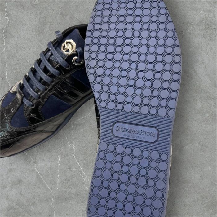 Кросівки кожа крокодила Stefano Ricci