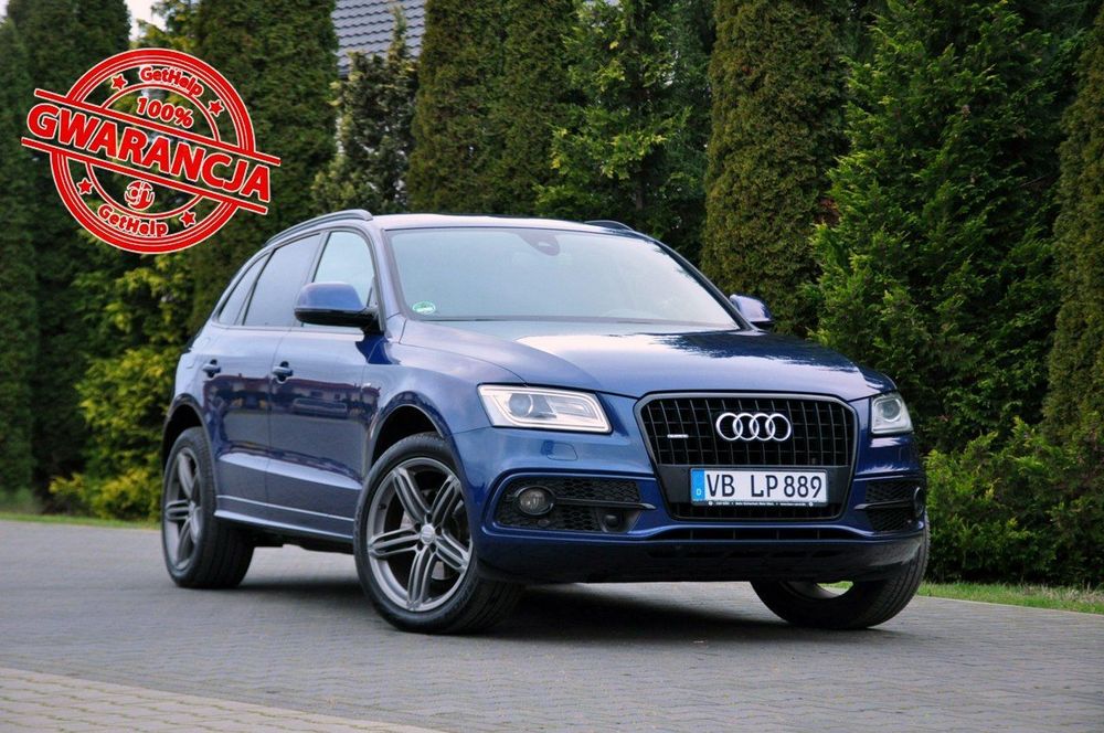 Audi Q5 2.0TDI(190KM)*Lift*S-Line*RadarACC*Xenon*Led*Navi*El.Klapa*Alu20"ASO