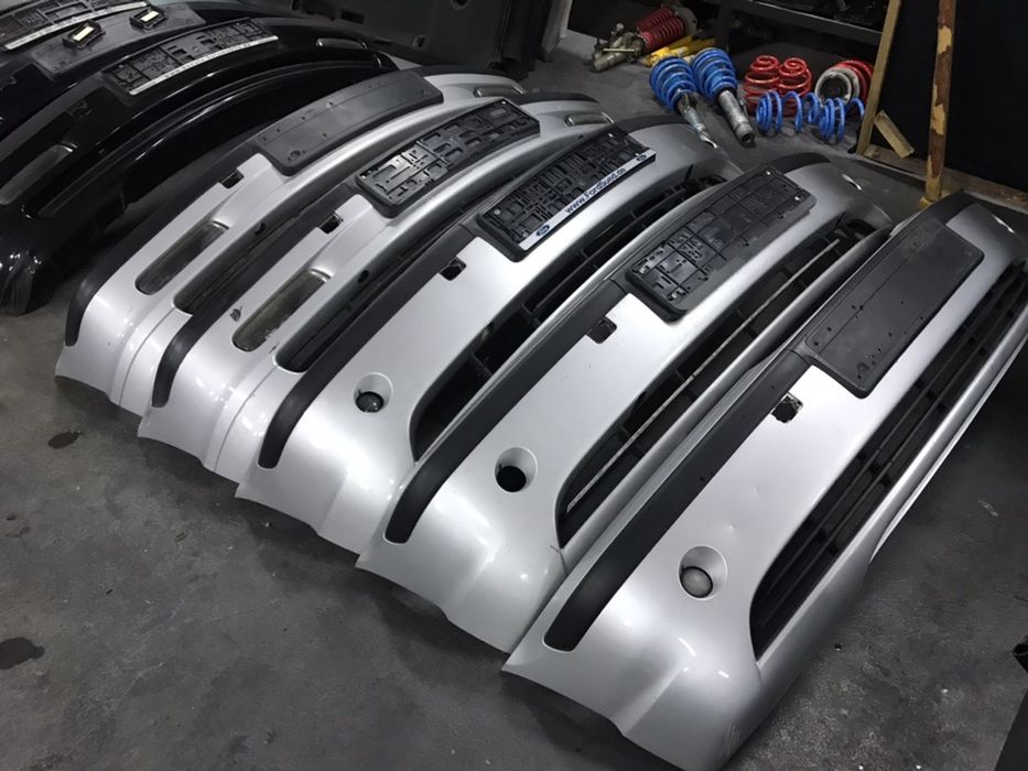 Бампер BMW E46 Titan Silver 354 Рестайл Дорестайл передний БМВ Е46