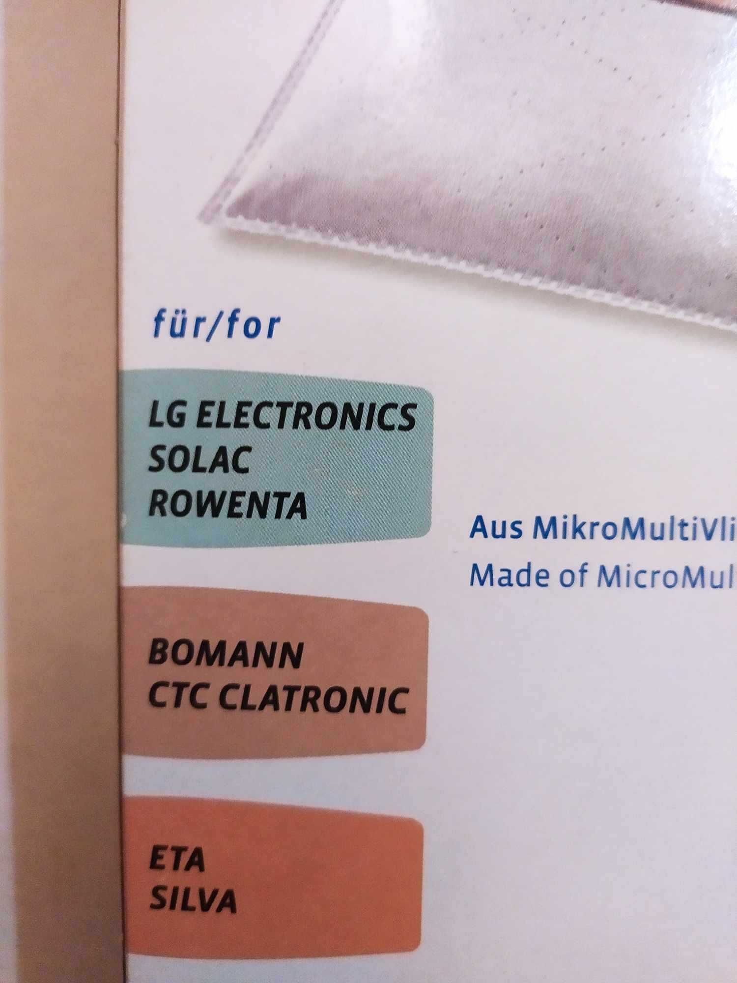 Worki Do Odkurzacza LG Electronic Rowenta Clatronic itd XA 05 4 szt