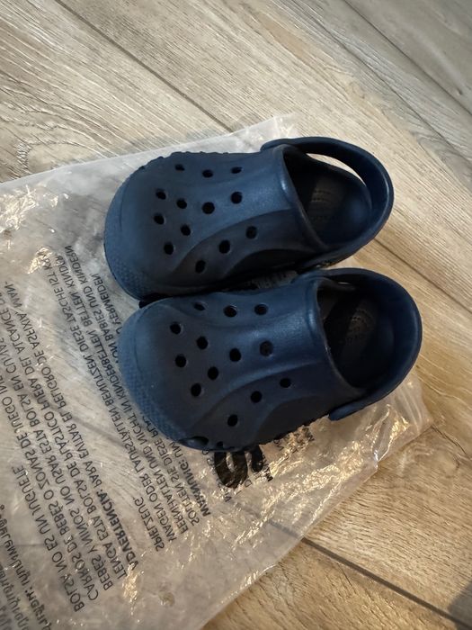 Сабо Crocs оригінал на хлопчика, темно-синій колір
