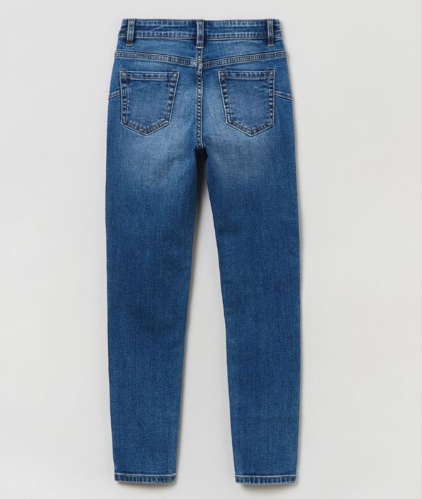 Підліткові джинси для дівчинки 146 см Сині