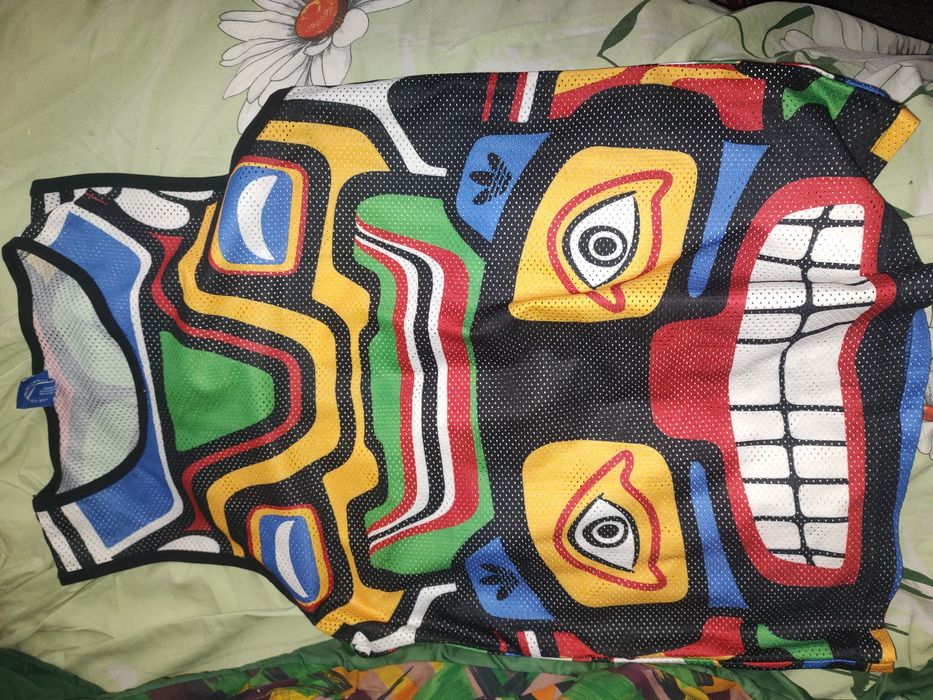 Майка Адидас adidas jeremy scott totem. Размер Л, L .