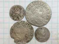 Грош 1531-34 рр. Сигізмунда І, 6 крейцерів 1715 р., 6 грош 1681 р.