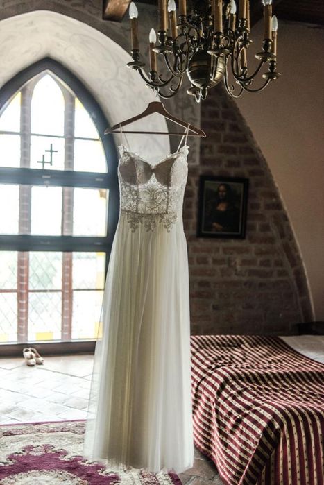 Suknia ślubna styl boho Vanessa 1703 rozmiar 36