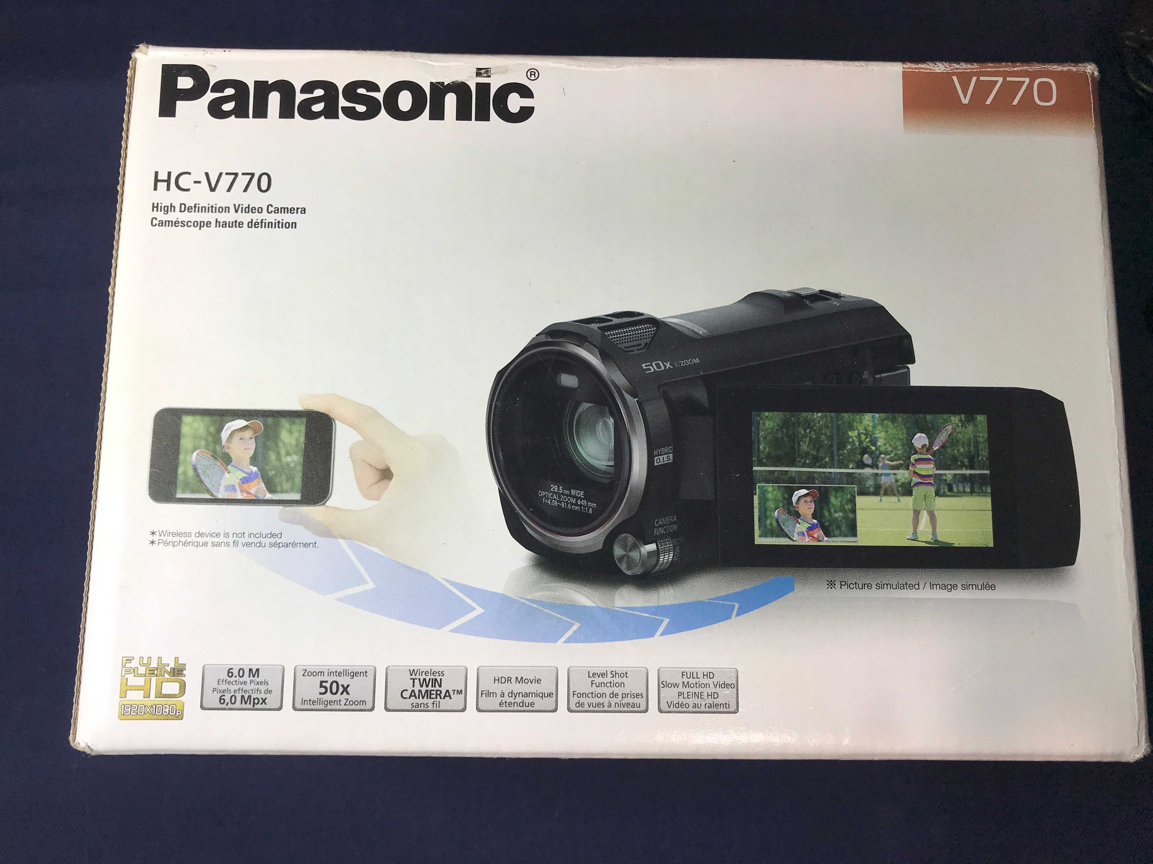 Видео камера Panasonic HC-V770, в подарок флешка 16 Gb