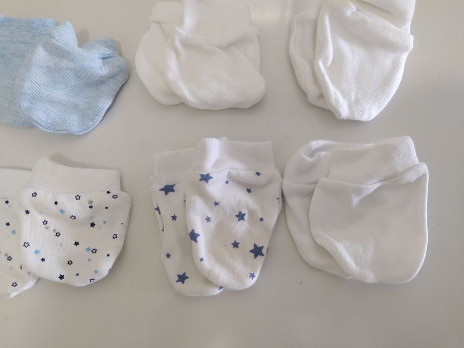 Conjunto de luvas 0-3 meses