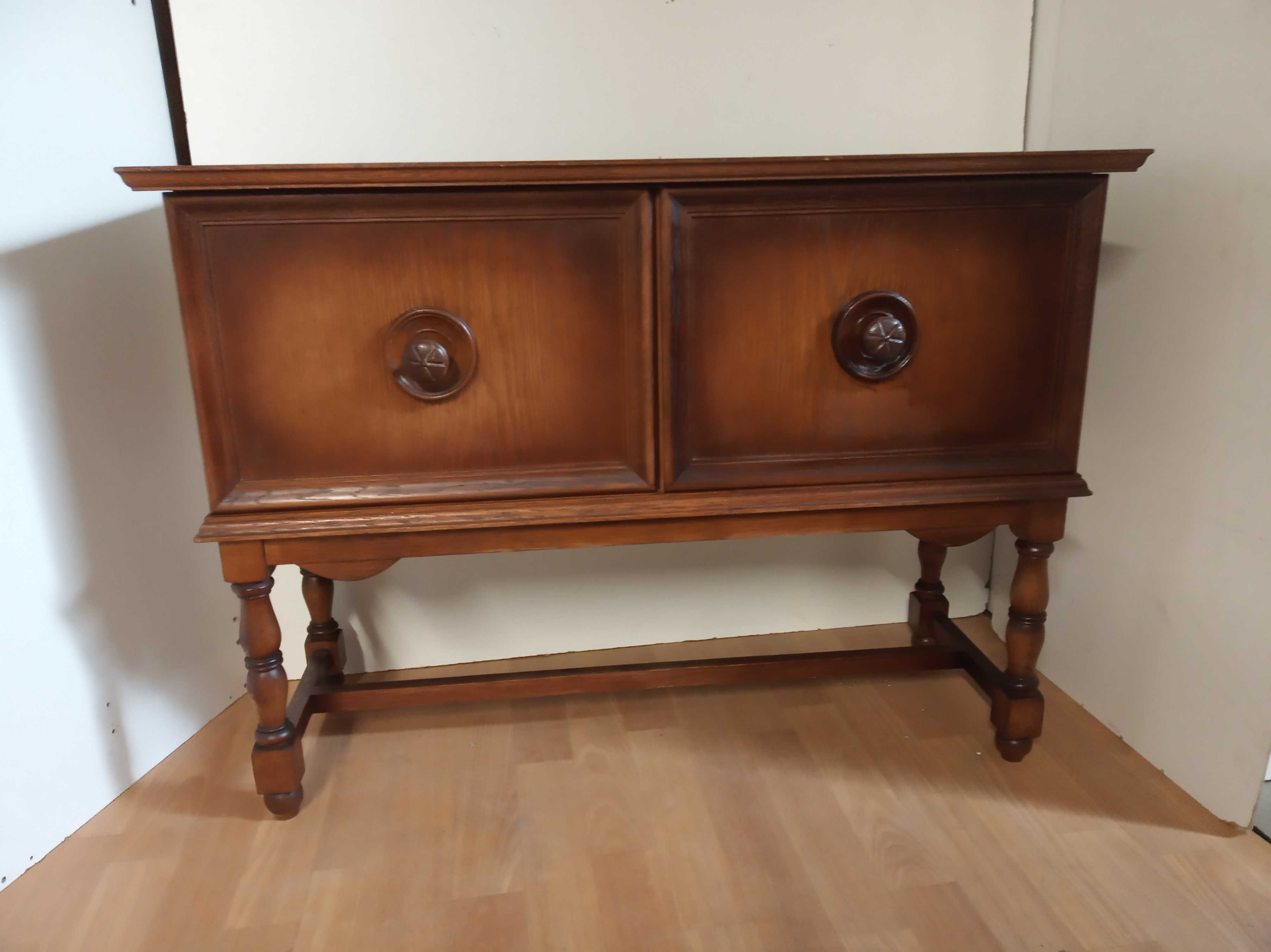 Komoda drewniana szafka 90 cm retro konsola stylowa