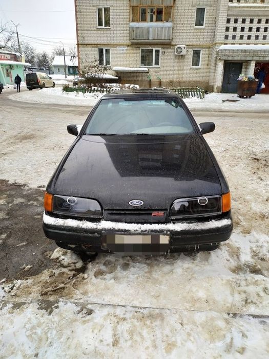 Прозорі поліровані скло фар фари Ford Scorpio Sierra Transit стекло