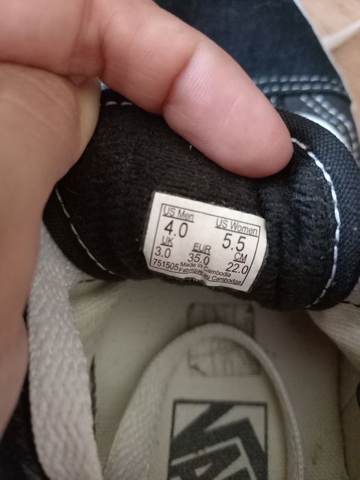 Кеди Vans ванси 35 розмір