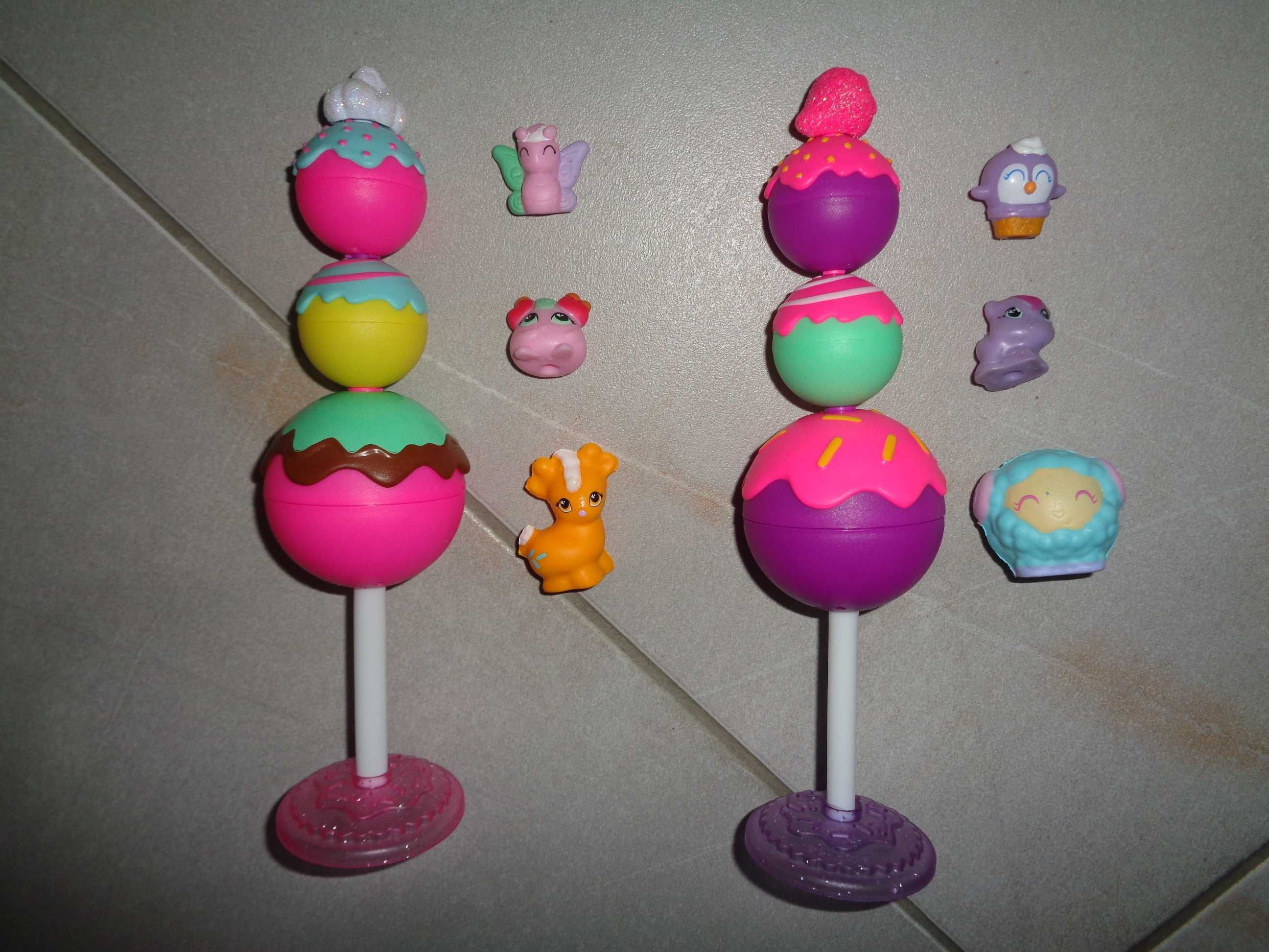 CAKE POP Cuties miękkie squishy małe zwierzątka nakładki na ołówki x 6