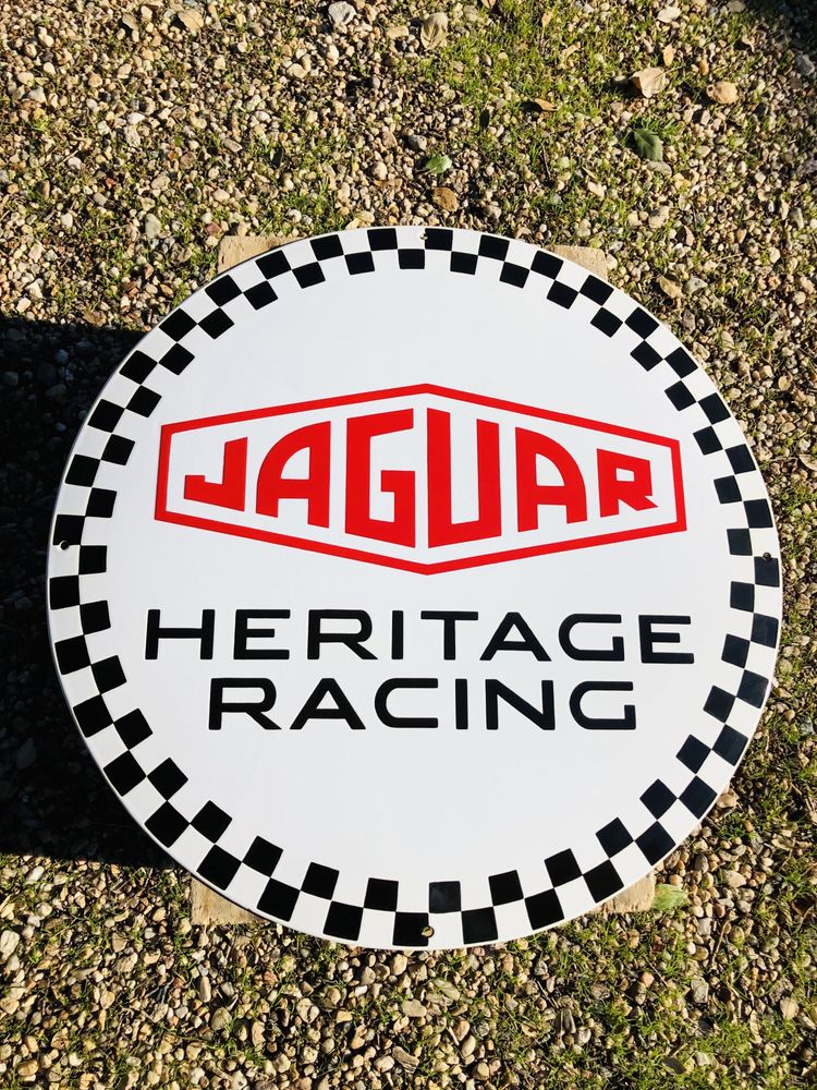 Placa esmaltada Jaguar Heritage Racing