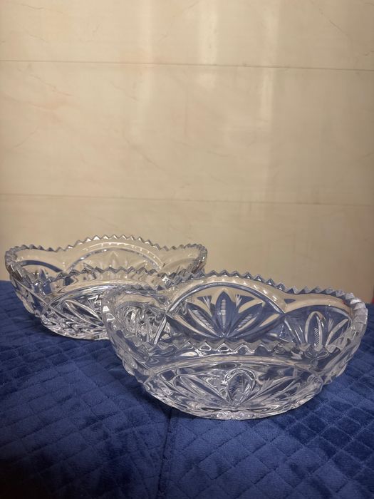 Хрусталь, салатник 2 шт.