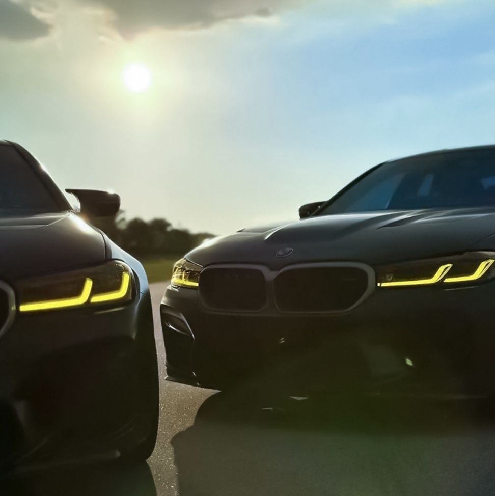 Светодиодная плата ДХО Yellow BMW 5 series F90, G30, G31 2020-2023