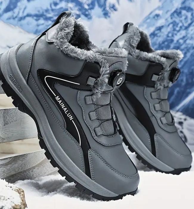 39р./25см. Зимові черевики на хутрі, ботинки на хлопчика підліткові