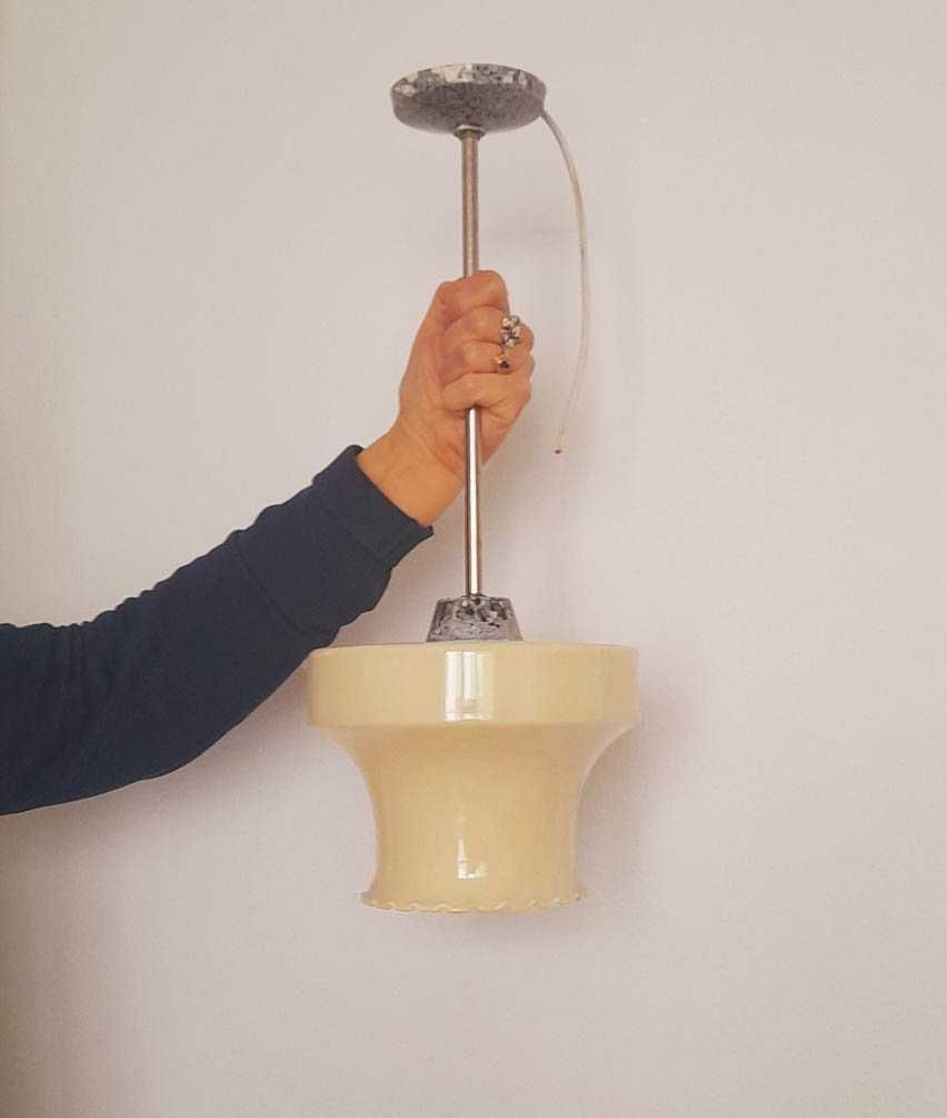 lampa wisząca,  lata 50, 60