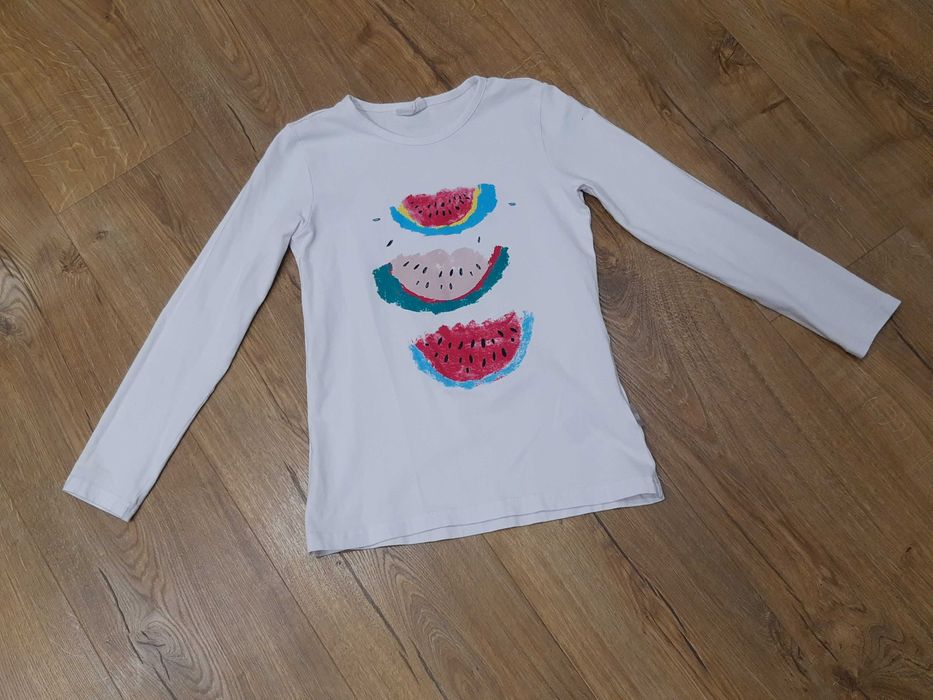 Bluzka dziewczęca biała Cocodrillo r.140 10/11l.