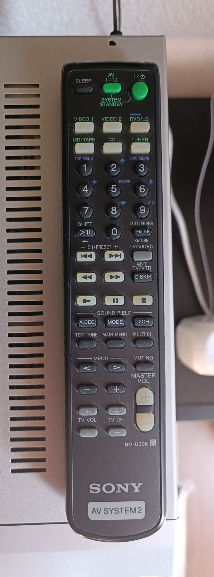 Amplituner kina domowego SONY STR-DE585 uszkodzony - wizualnie idealny