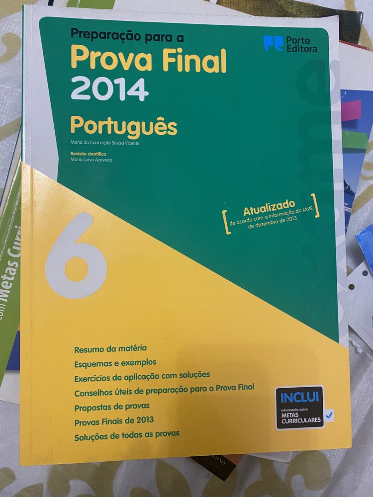 Prova Final 2014 Portugues 6 ano