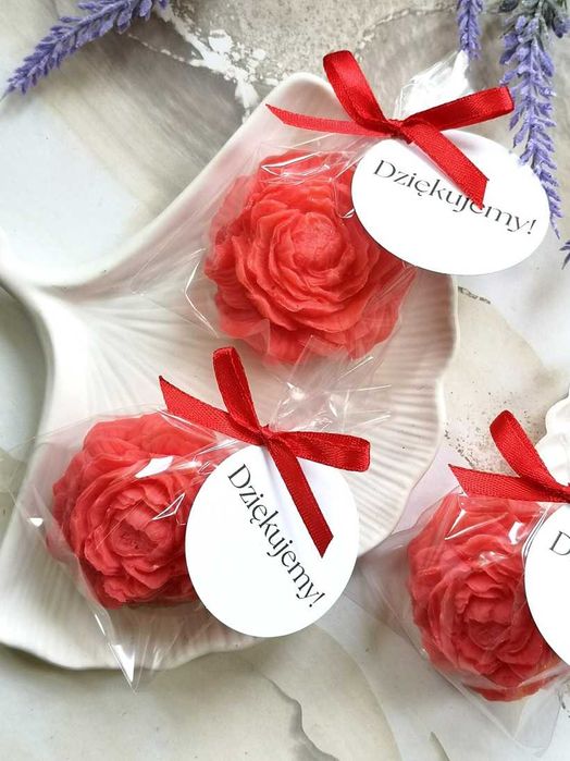 Podziękowanie mydło piwonia upominek zakończenie roku nauczyciela