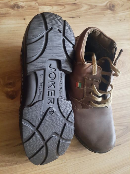 Buty męski zimowe skóra Joker 43 wkładka 28.