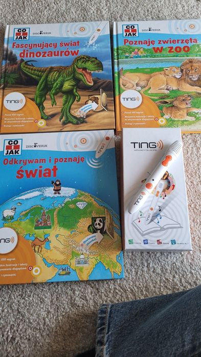 Ting mówiący długopis i zestaw 3 książek