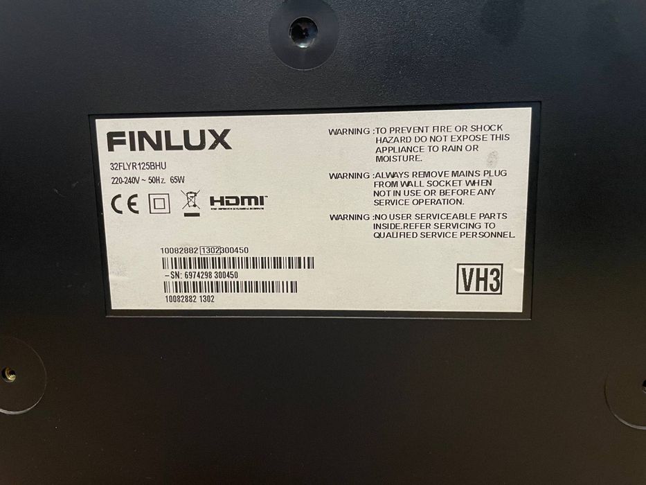 Телевізор FinluX 32FLYR125BHU без смарту