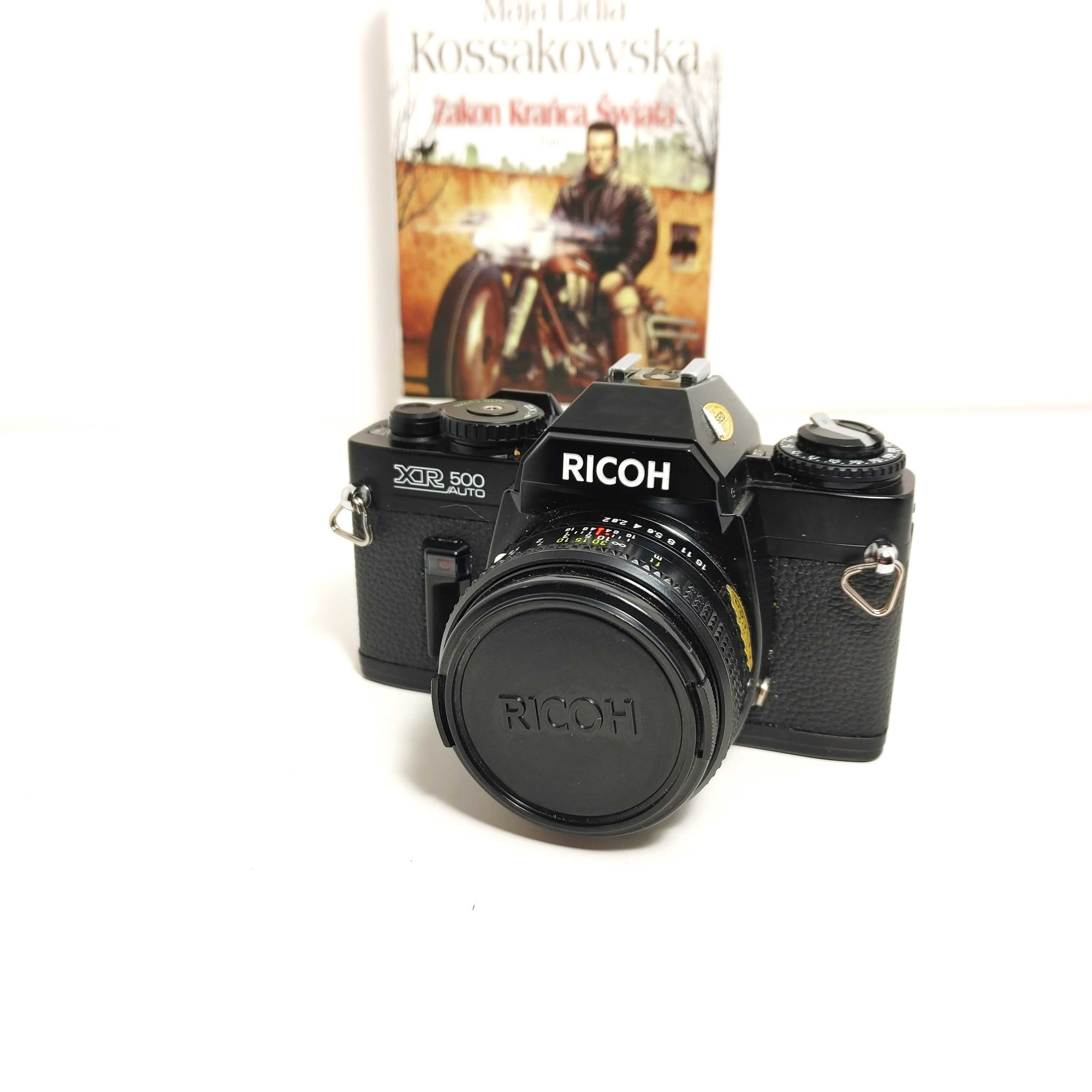 Lustrzanka analogowa jak nowa RICOH XR 500 AUTO z Rikenon 1:2 50 mm