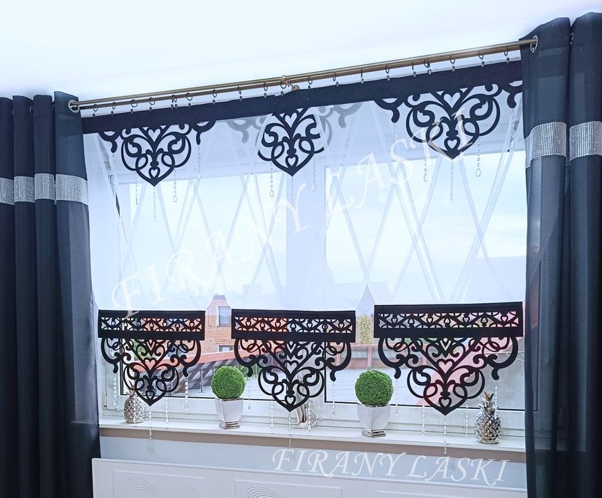 Panele Firany Firanki Gotowe do pokoju salonu kuchni