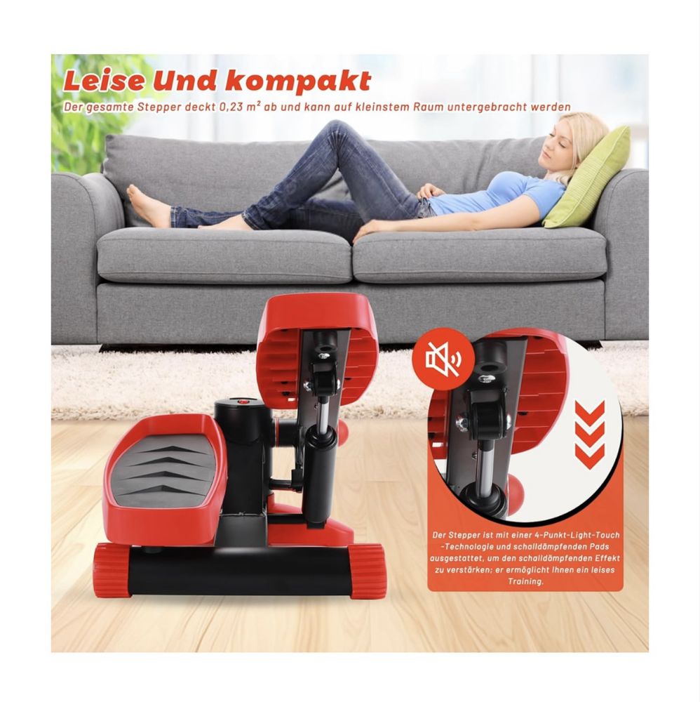 Mini Stepper z linkami do ćwiczeń