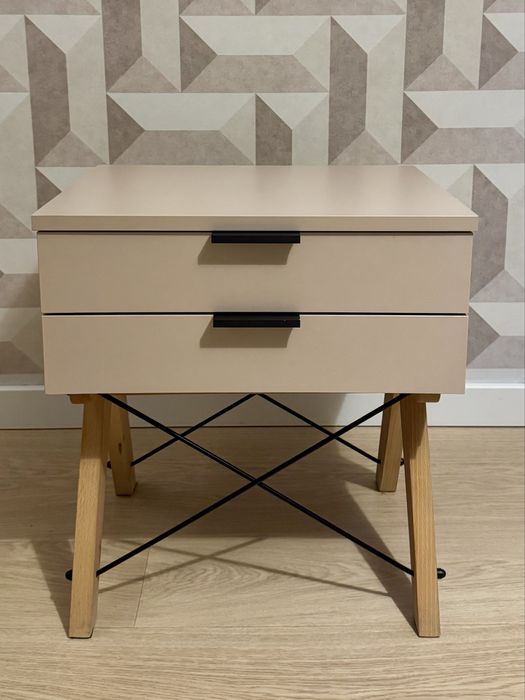 Szafka nocna MINKO różowa