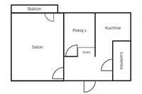 Mieszkanie - balkon - 2 pokoje - lokalizacja - os. Ustronie - 40m2
