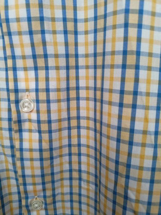 Koszula w kratkę ZARA slim fit rozm. M/40