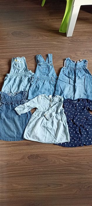 Ubranka dla dziewczynki rozm. 80