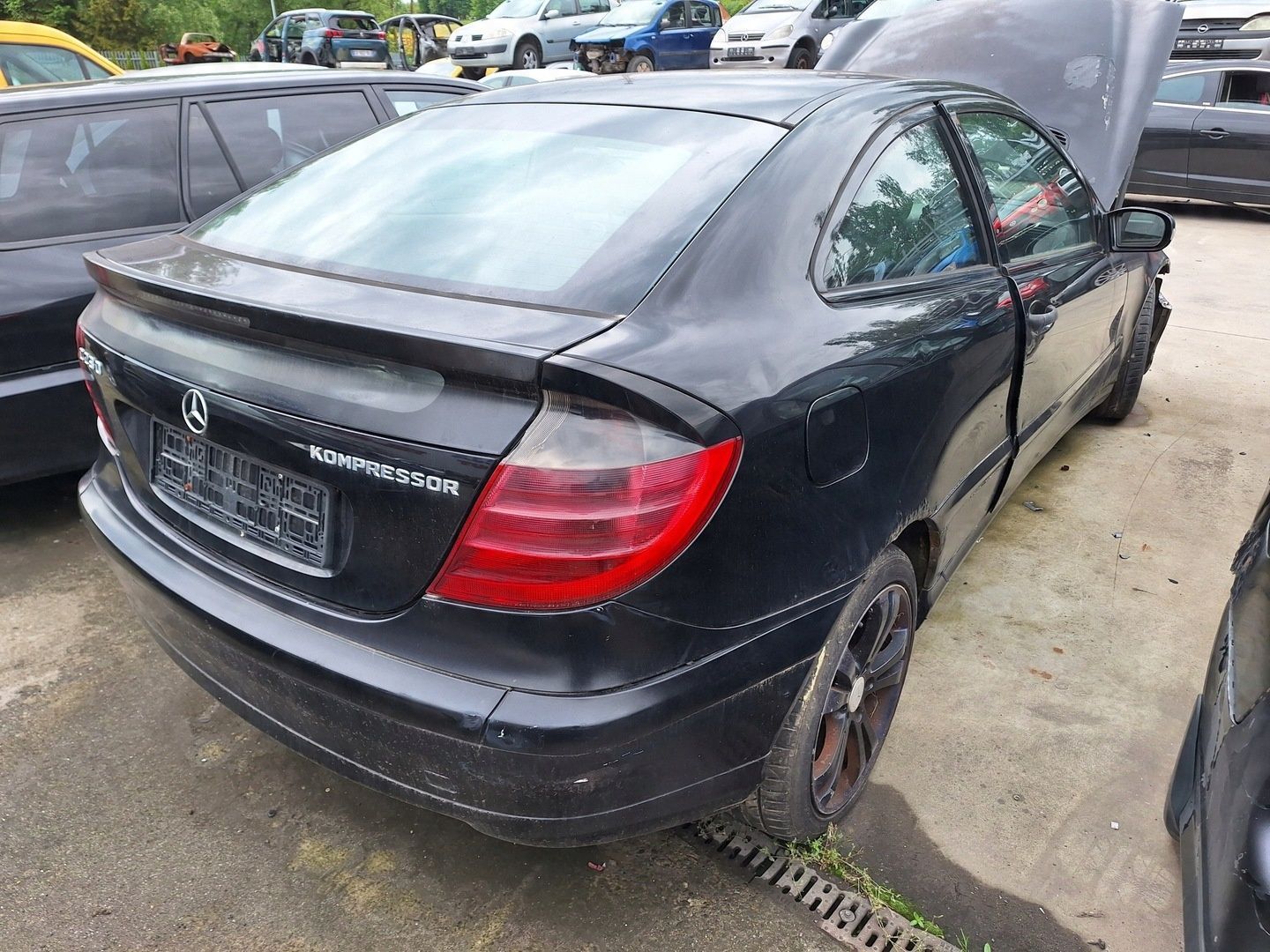 MERCEDES C-KLASA SPORT COUPE W203CL PODUSZKI AIRBAG DESKA KONSOLA KOKPIT