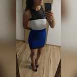 Sukienka mini, 36, dopasowana