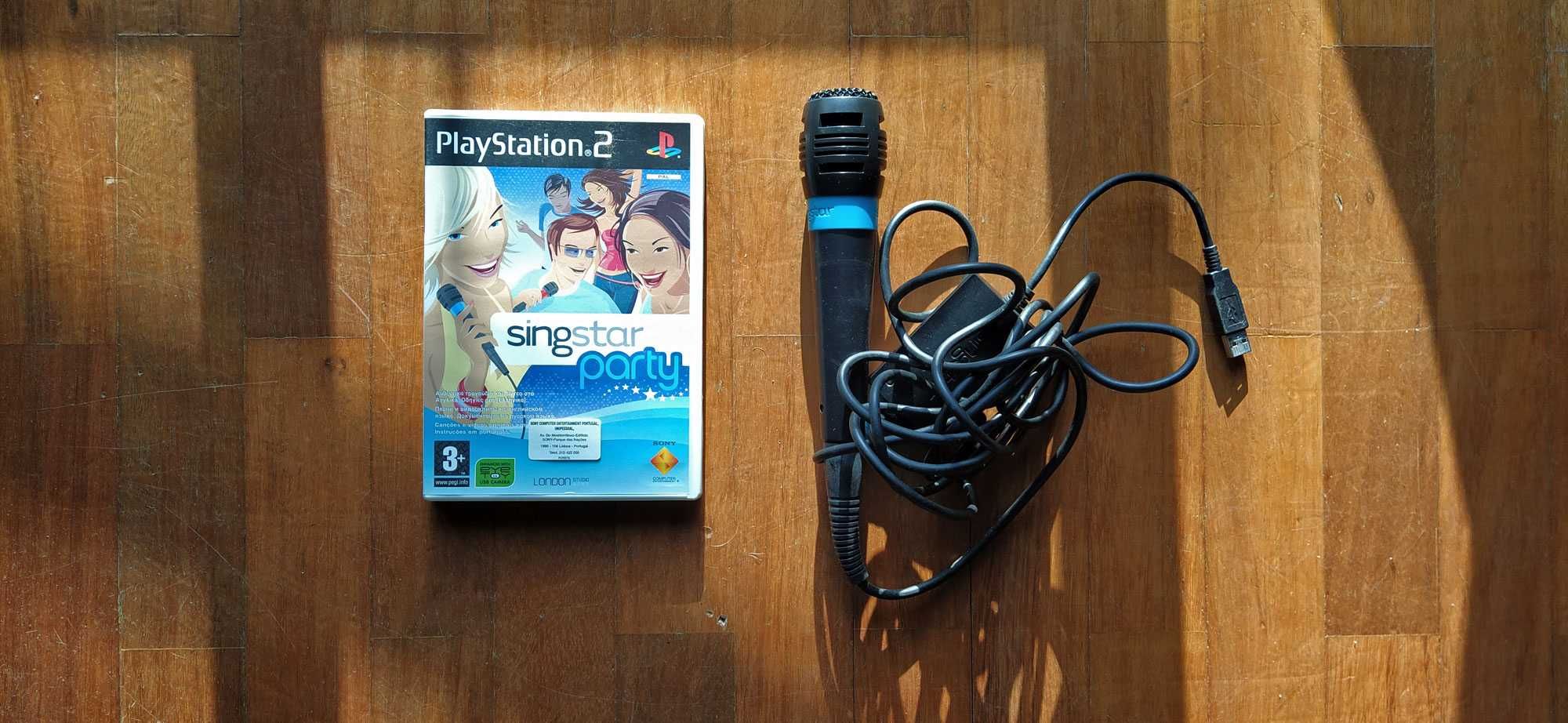 Jogo SingStar PS2 | PLAYSTATION 2 | e Microfone